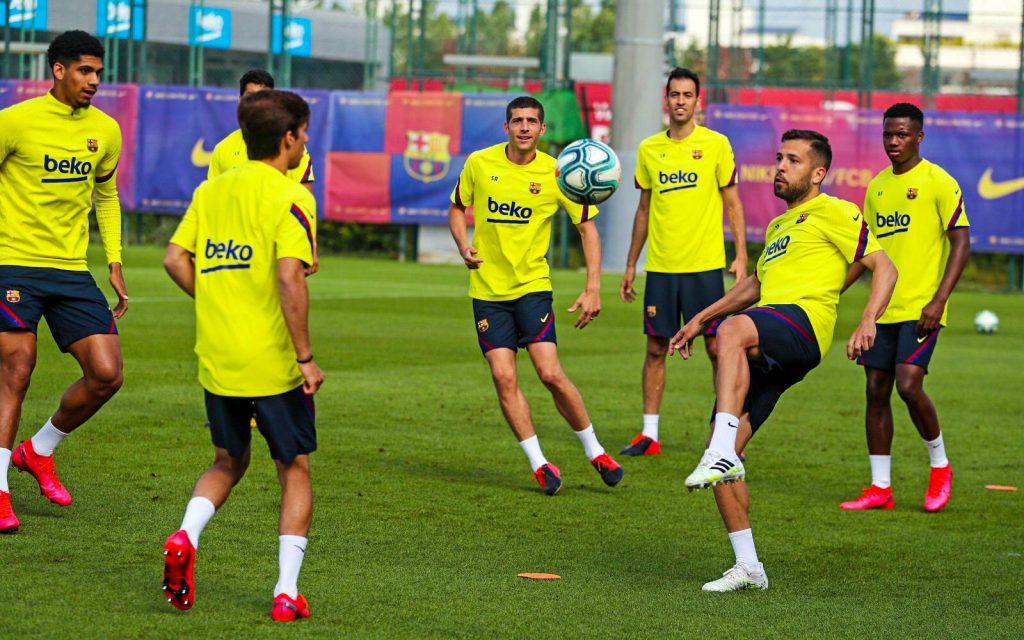 Entrenamiento Barcelona