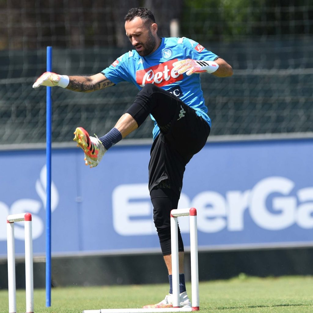 David Ospina, arquero de Nápoles.  / FOTO: SSC NAPOLI .