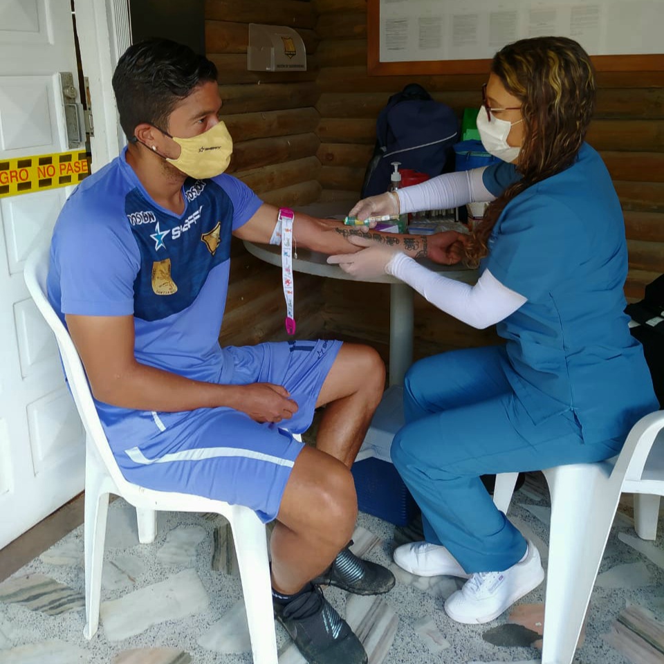 Águilas Doradas de Rionegro cuenta, actualmente, con 4 casos activos de Covid-19. / FOTO: ÁGUILAS DORADAS.