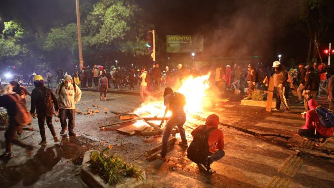 PROTESTAS, VANDALISMO