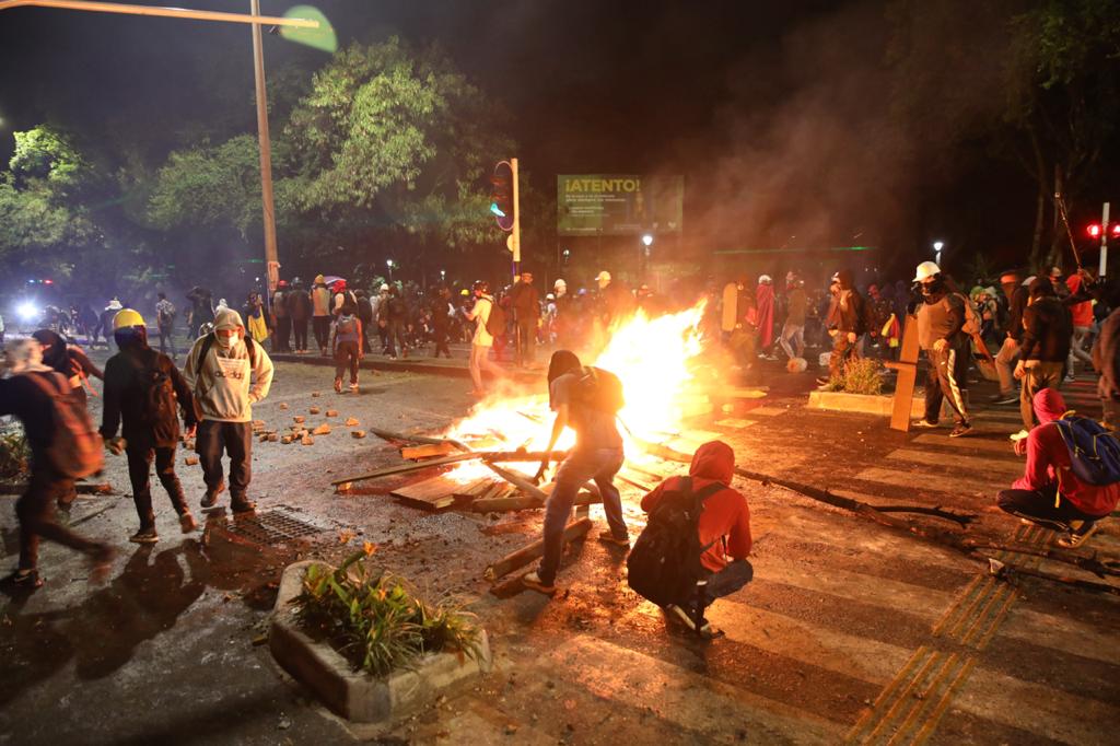 PROTESTAS, VANDALISMO