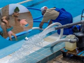 EN VIDEO: A María se le quedó el pelo atascado en la piscina y la salvaron cortándoselo con cuchillo