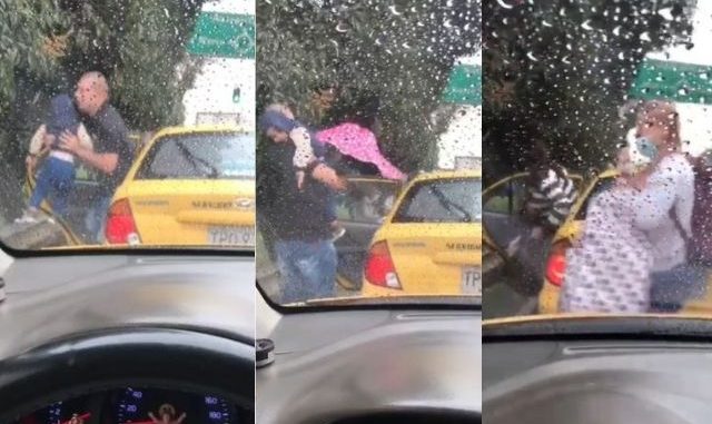 VIDEO: Gente bajándose de los carros por el taco tan bravo en la Terminal del Norte