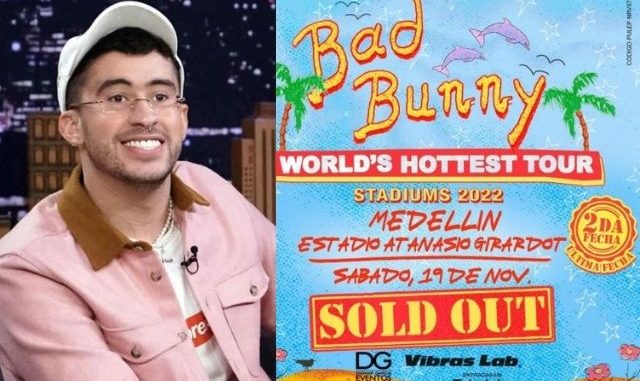 En 2 horas: Bad Bunny agotó segunda fecha en Medellín y los memes no se hicieron esperar