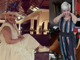 La Gorda Fabiola en vestido de baño