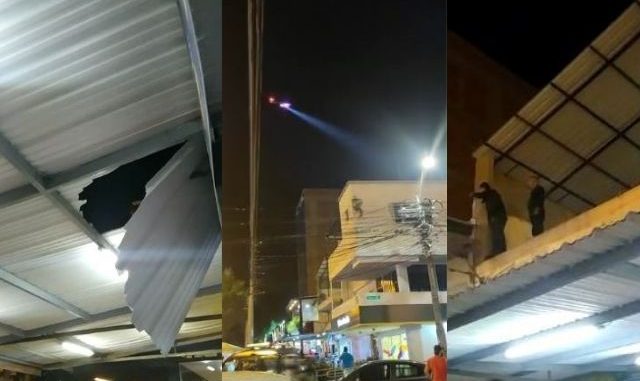 Perseguidos por helicóptero y volados por los techos: Robo de película en Laureles
