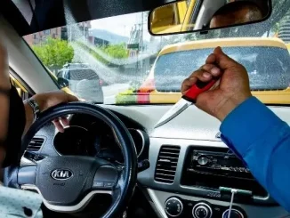 Atraco a taxista