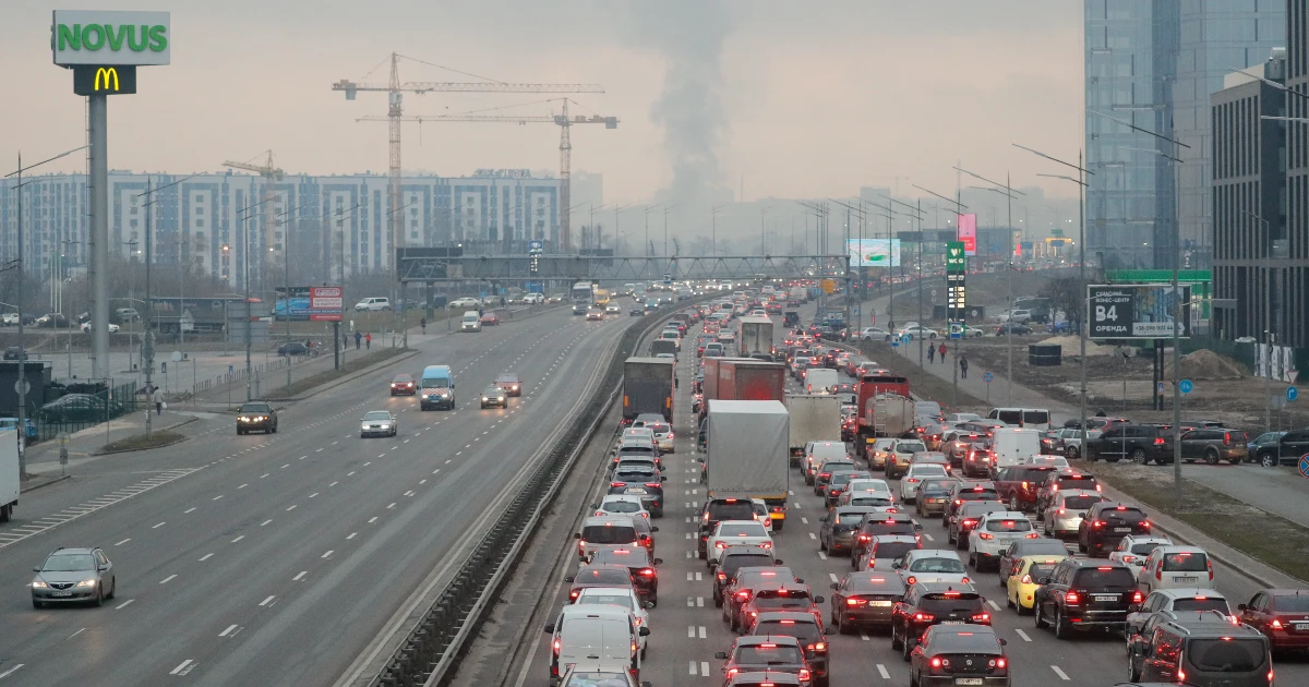 Congestiones en Kiev