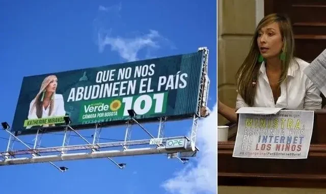 Ordenan a Katherine Miranda a desmontar publicidad
