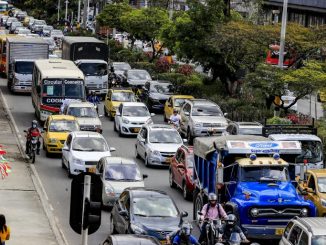 Congestiones viales en Medellín