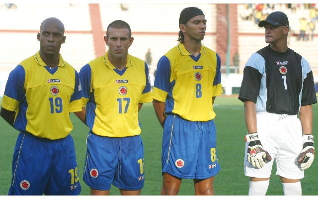 Tressor Moreno, Juan Calos Ramírez, Franky Oviedo y Miguel Calero, integrantes de la Selección Colombia.