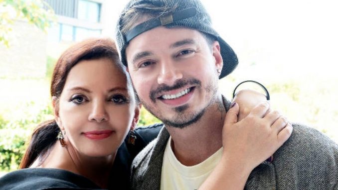 Alba Mery y su hijo J Balvin.