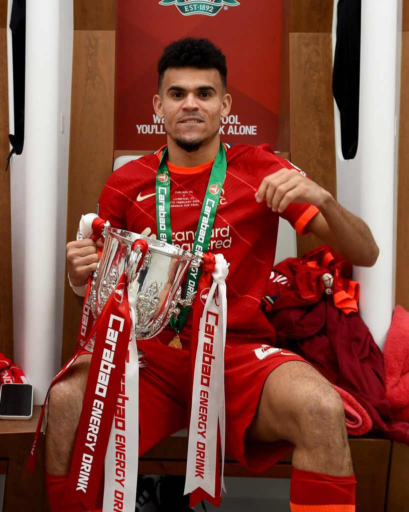 Luis Díaz, jugador de Liverpool. / FOTO: LIVERPOOL. 