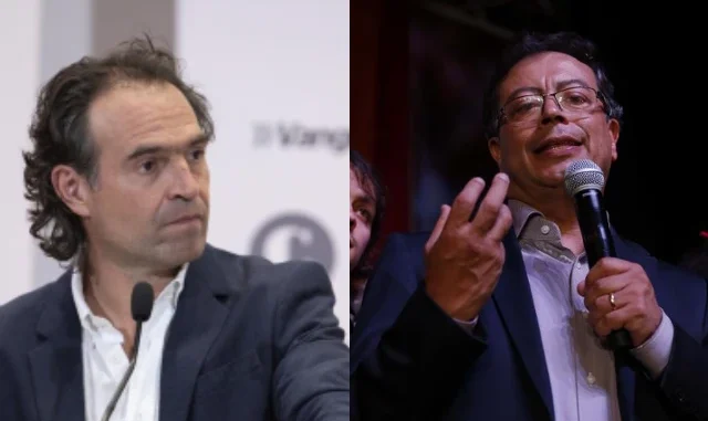 Federico Gutiérrez y Gustavo Petro