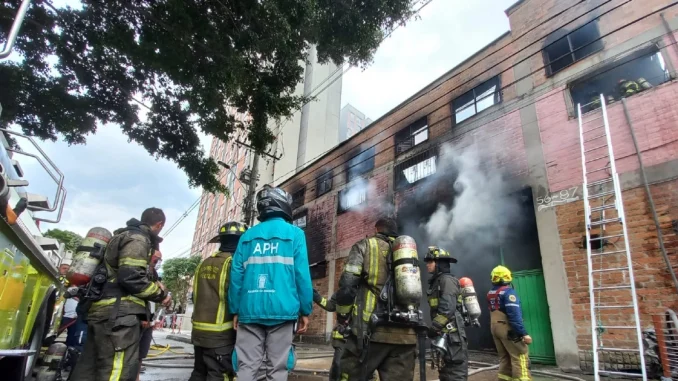 Incendio fábrica El Chagualo
