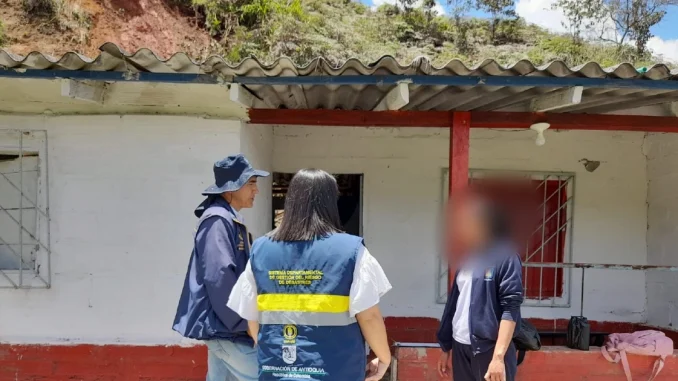 deslizamiento en Barbosa