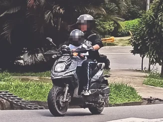 Moto con niño