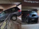 El GPS le indicó que bajara el carro por las escaleras y ella hizo caso