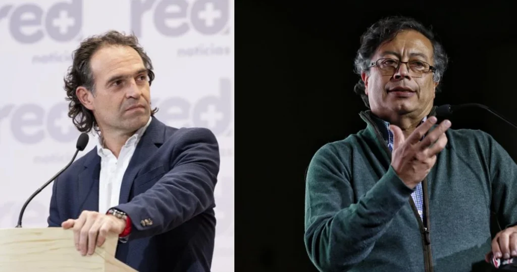 Federico Gutiérrez y Gustavo Petro