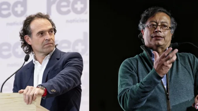 Federico Gutiérrez y Gustavo Petro