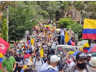 Foto de archivo de una marcha.