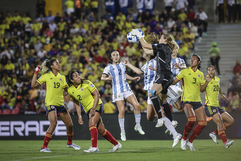 Colombia en la semifinal de la Copa América 2022 contra Argentina. / FOTO: CONMEBOL.