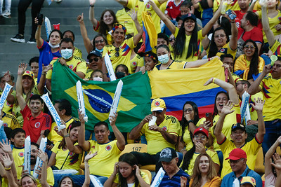 Hinchas de la Selección Colombia femenina. / FOTO: CONMEBOL.