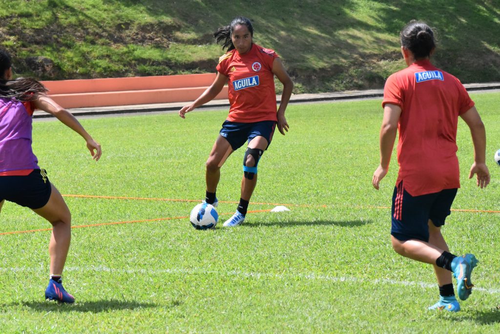 Mayra Ramírez, delantera de la Selección Colombia femenina, nacida en Sibaté - Cundinamarca. / FOTO: FCF. 