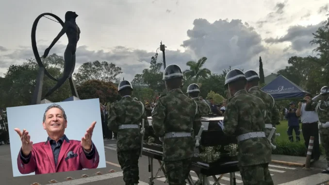 Entierro, El Rey del Despecho, Darío Gómez, sepelio, honras fúnebres, Campos de Paz, Q’Hubo Medellín