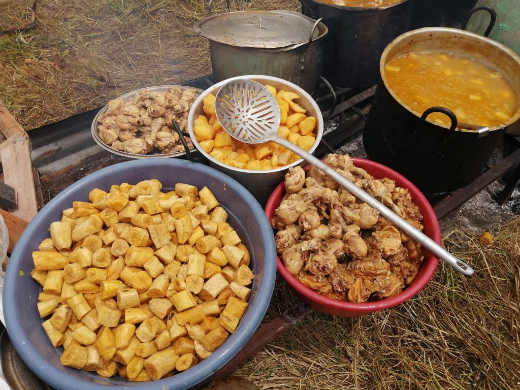 Ingredientes para sancocho.