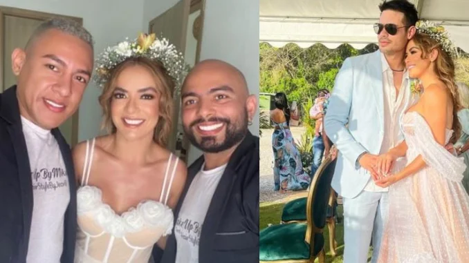 Los vestidos de Elianis Garrido en su boda