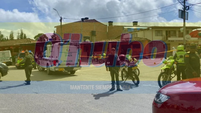Este fue el lugar donde aasesinaron a los policías.