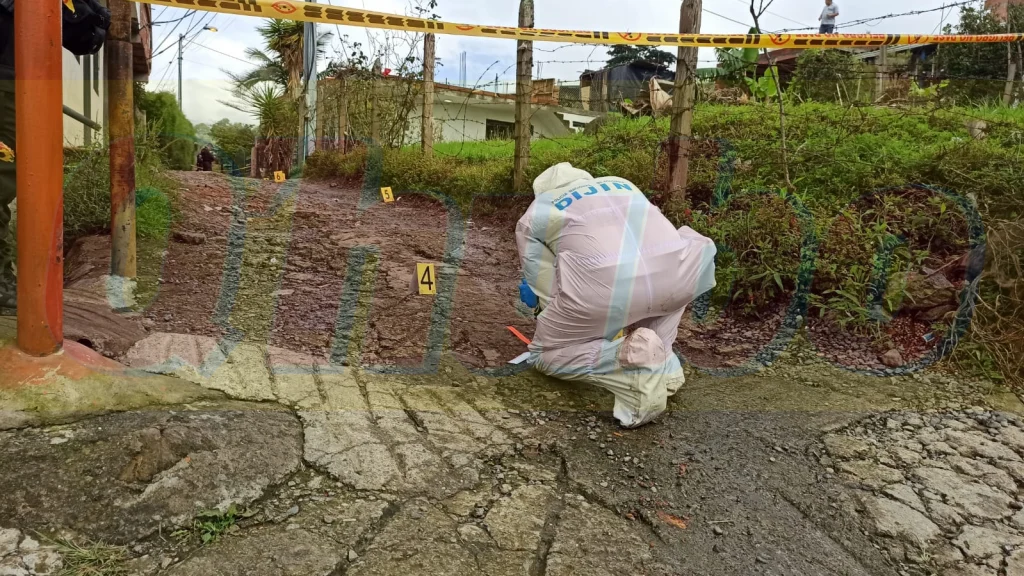 Los proyectiles pasaron a se elemento material de prueba.