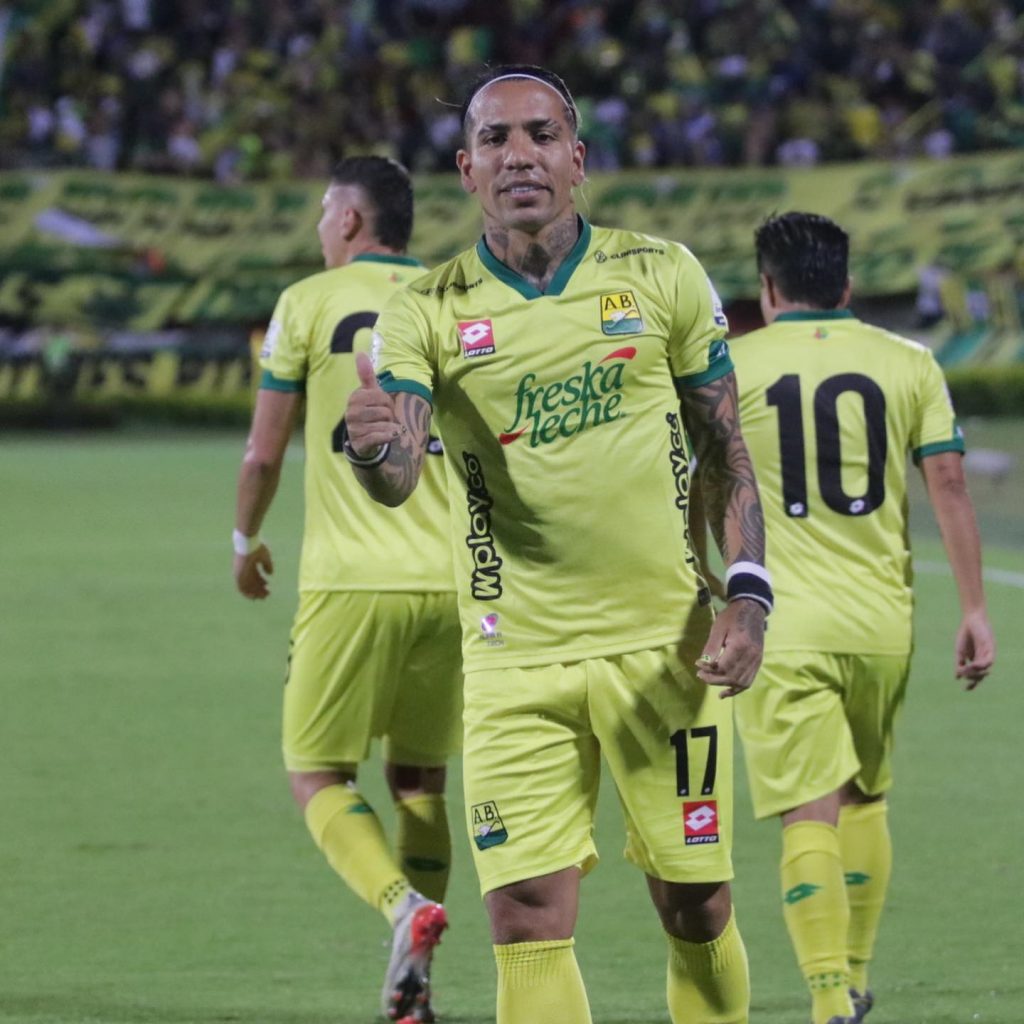 Dayro Moreno, delantero de Bucaramanga.