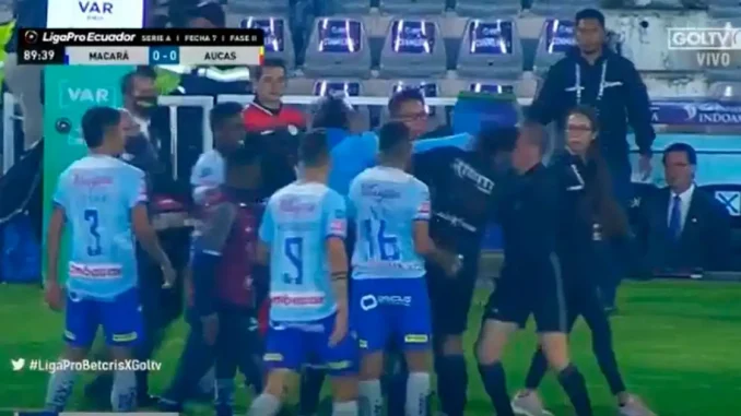 Agresión árbitro Ecuador
