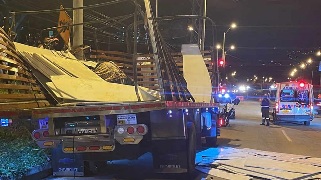 El accidente ocurrió a eso de las 8:00 p.m.