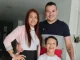 Carlos Andrés junto a su familia