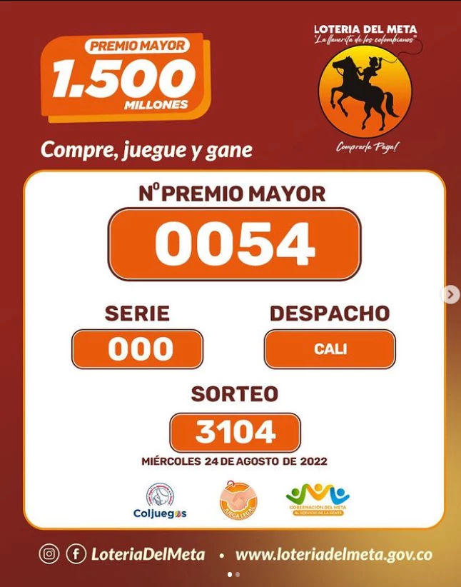 Este es el resultado del miércoles, 24 de agosto.