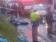 La moto no sufrió mayores daños.