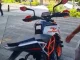 La moto había sido abandonada.