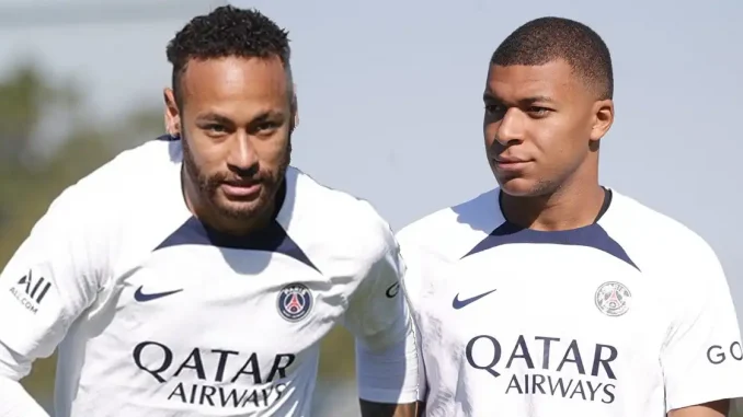 Neymar y Mbappé