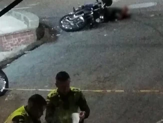 La víctima se encontraba en motocicleta.