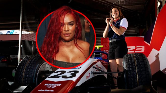 El carro de Tatiana Calderón tiene la marca de La Bichota.