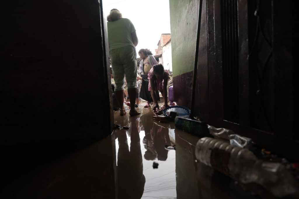 Inundaciones en Sinaí, comuna 2 de Medellín
