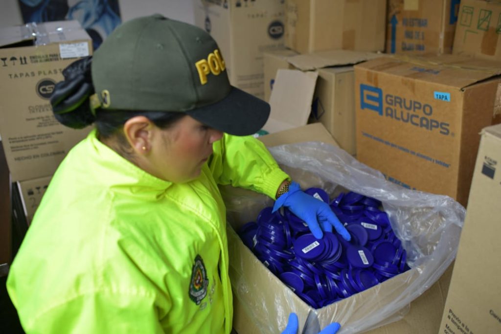 Los hallazgos de los 11 allanamientos realizados por las autoridades. /FOTOS: POLICÍA