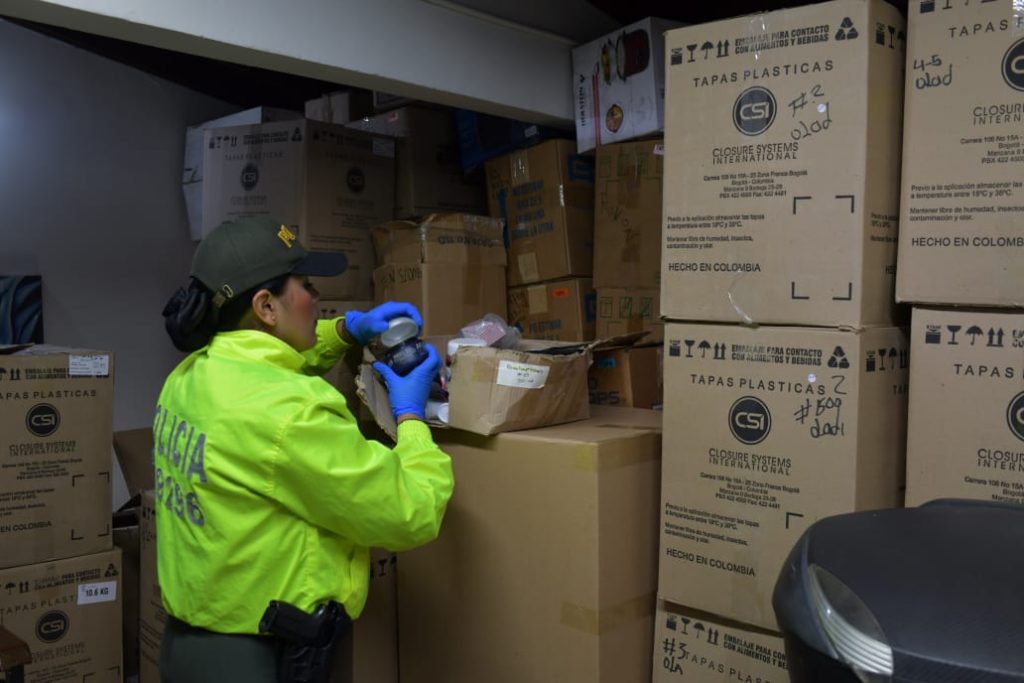 Los hallazgos de los 11 allanamientos realizados por las autoridades. /FOTOS: POLICÍA