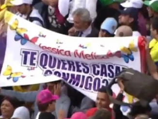 Jessica Melisa: le pidieron matrimonio en posesión presidencial