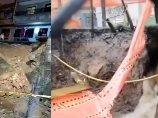 Deslizamiento en Santo Domingo e inundaciones en Granizal