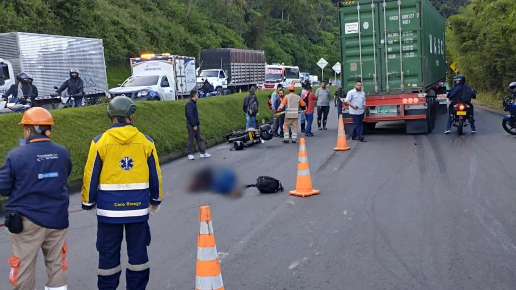 Este fue el accidente de la vía Medellín - La Pintada.
