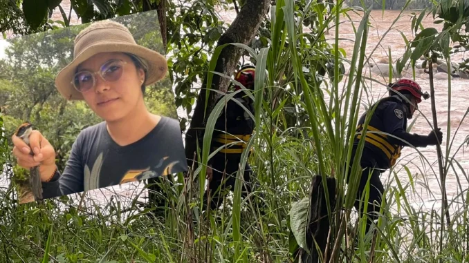 Así avanza la búsqueda de la estudiante de la U. de A. arrastrada por una corriente en Barbosa